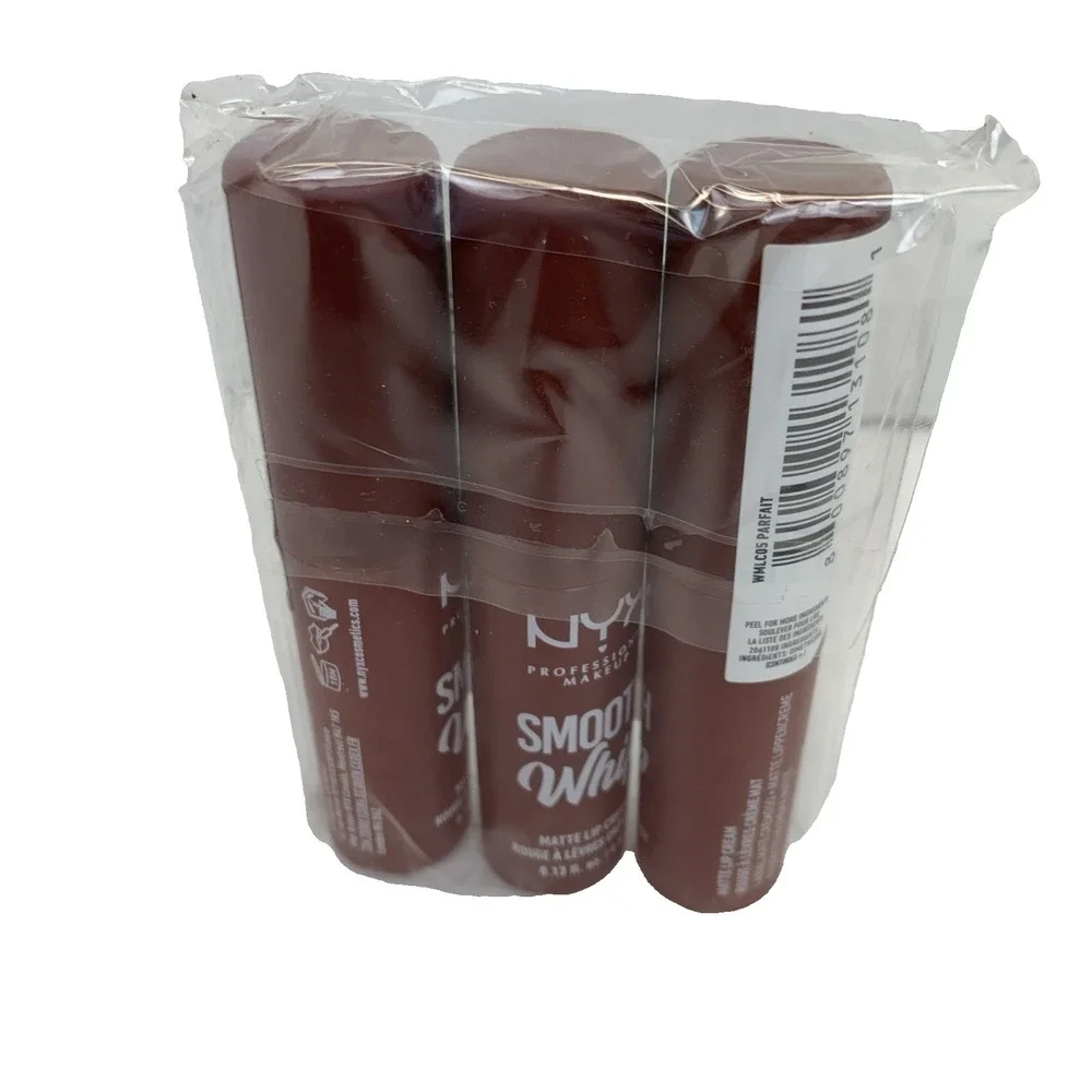 (3-Pack) NYX Makeup - Smooth Whip Matte Lip Cream - Parfait New In Packing